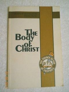 1974 BTI Book ~ The Body Of Christ ~ Training Course ~ Church of God