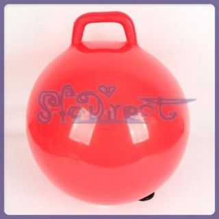GYM Fitness Inflatable Hopping Hippity Hop Bouncing Handle Ball Toy