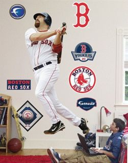 FULL SIZE KEVIN YOUKILIS Boston Red Sox Fathead Includes multi
