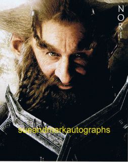 Jed Brophy as Nori in The Hobbit by Peter Jackson Autograph UACC
