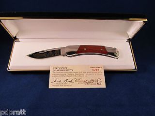 500 D Day Eisenhower Knife Rosewood Handles Mint In Box Mint & Rare