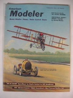 1960 American Modeler Vintage Magazine S. Calhoun Smith   Model Plane