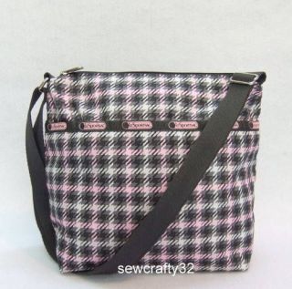 NEW Lesportsac 7562 Small Cleo Crossbody Hobo Check It Out