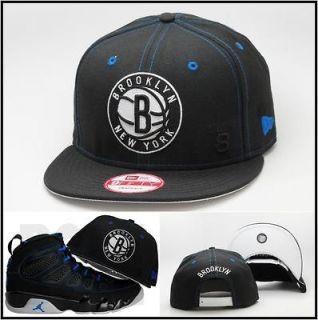 New Era Brooklyn Nets Custom Snapback Hat For Air Jordan 9 IX Photo