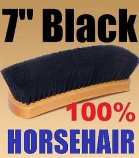 Black Professional Shoe Repair 7 100% Horsehair Shoe Shine Brush