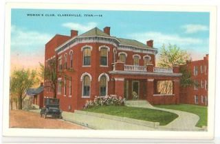 TN CLARKSVILLE  WOMANS CLUB CIRCA 1930S EARLY