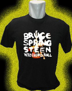 bruce springsteen wrecking ball T shirt size s m l xl new 2013 shirt