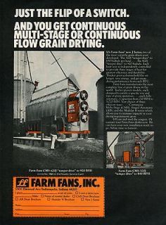 1978 Farm Fans Inc. CMS 420J J Series Grain Dryer Ad