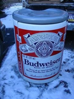 Budweiser mini fridge refrigerator RARE Older Model like beer can