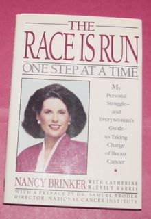 NANCY BRINKER BOOK RACE IS RUN OBOMA MEDAL FREEDOM *SHIP FREE