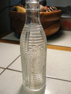 Vintage Orange Crush, Patd July 20, 1920, old clear glass soda bottle