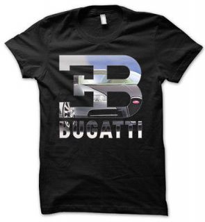 BUGATTI Car French Automobile Mens T Shirt Black S, M, L, XL, 2XL