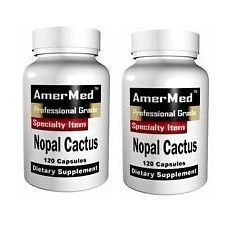 2x Nopal Cactus 600 mg 240 Capsules