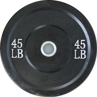 45 lb Rubber Bumper plates olympic weights crossfit