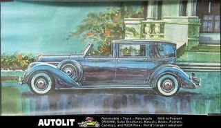 1940 Lincoln Brougham Poster Brown