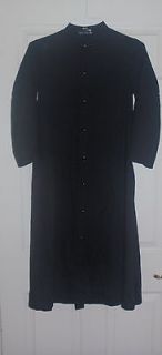 Altar Server Black Cassock Long Abbey Toomey Youth Adult Sizes