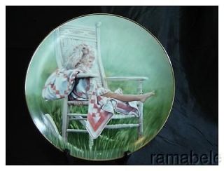 THE ROCKING CHAIR A Country Summer by Nancy A Noel Hamilton China 24k