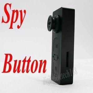 Spy Button DVR Camera Video Recorder Pocket Camcorder 1280x960 Black