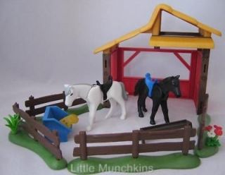 Playmobil Horses, paddock & shelter NEW extra animal set for farm