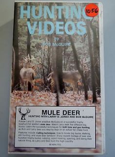 Hunting Video Mule Deer Hunt VHS VCR Tape Bow + Gun Hunting Bucks