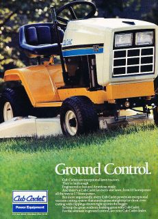 1988 Cub Cadet Tractors   Ground Control   Classic Vintage