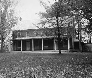 1920 photo Old Quaker meeting house, Sandy Springs Vintage Black