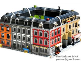 Lego Custom Huge Building Block PDF  Instructions Manual [city town
