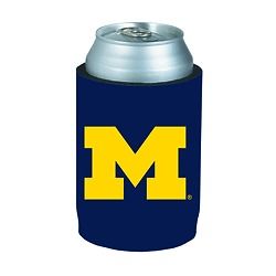 Michigan Wolverines NCAA Collapsible Beer Can Holder Koozie   Neoprene