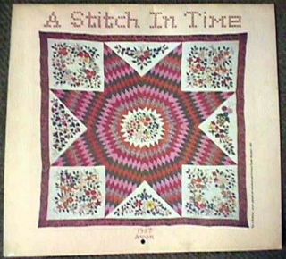 1987 Avon Calendar A Stitch in Time w/ Quilts