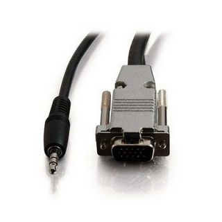 Cables To Go 40681 15ft Plenum Rated HD15 UXGA + 3.5mm M/M Audio Cable