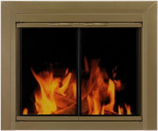 Fireplace Glass Doors Pleasant Hearth Cahill