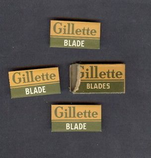 Newly listed WW 11~ CAMOFLAGE PACKAGE~GILLE​TTE~USED PACKAGE w/3