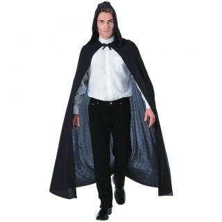 black hooded capes adults