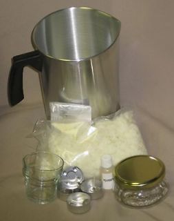 Candle Making Supply  Soy Wax Beginner kit w/pouring pot scent
