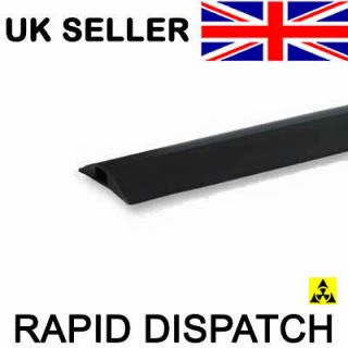 Rubber Cable Floor Cover Protector Trunking Black 67x12