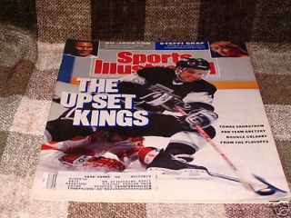 Tomas Sandstrom Sports Illustrated 4/23/1990 LA Kings