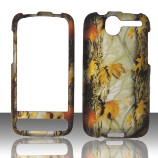 2D Camo Yellow HTC Desire (6275) ,G7 UK A8181 Case Cover Hard Snap on