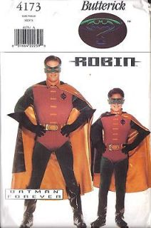 UNCUT Vintage Butterick Sewing Pattern Men Boys Costume Robin from