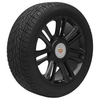 24 inch Cadillac Escalade platinum edition black wheels rims and