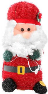 Dancing Animated Singing Santa Claus Doll Toy Figure