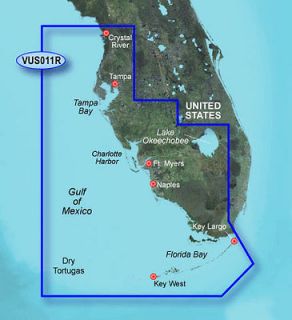 garmin bluechart g2 vision vus011r southwest florida fl from canada