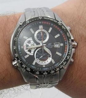 in Box Casio Edifice Watch Chronograph Stainless Steel NR Free Postage