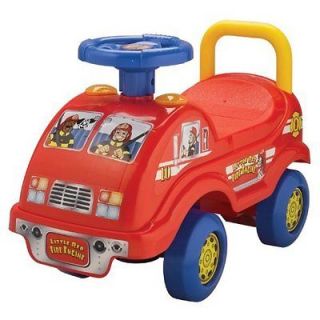 Red Fire TRUCK Engine Activity Ride On ELECTRONIC LIGHTS AND SOUNDS