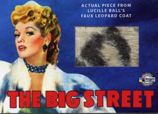 MOVIE POSTERS LUCILLE BALL CARD COSTUME CARD#VT1