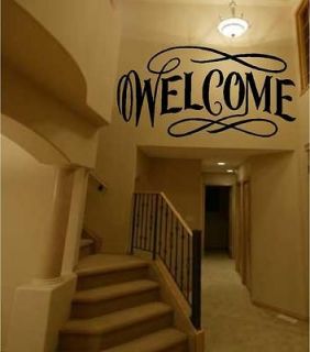 Welcome Cheap Vinyl Wall Decals Quotes Lettering Stickers