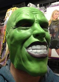 The Mask Green latex mask Jim Carrey Costume Fancy Dress Halloween
