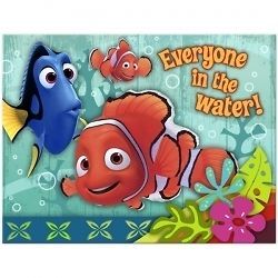 Disney FINDING NEMO INVITATIONS ~ Coral Reef Birthday Party Supplies