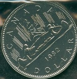  Like 1 Voyogeur One Dollar 82 Canada/Canadian Coin UnCirculated C1