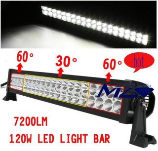 22120W LED work light bar offroad Spot Flood Combo Jeep Tractor