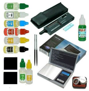 PAY LESS HERE DIAMOND TESTER SCALE 1000 gr  GOLD TEST KIT FREE EXTRA